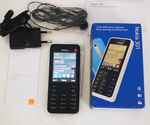Téléphone portable nokia 301 - téléphone,